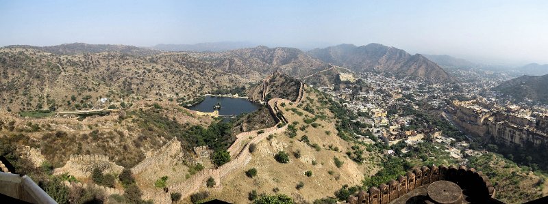 D11 (68) View from Jaigarh Fort.jpg - The view from Jaigarh Fort, Amer